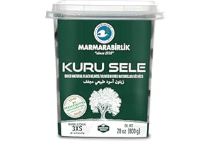 Marmarabirlik Dried Natural Black Olives (28.21 oz 800 gr 3XS)