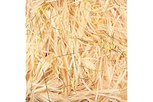 TXXATX Rozdrobniony papier bibułowy do pudełek prezentowych, 270 g szampana i złota rozdrobnionego papieru wypełniacz do napełniania utrudnionych torebek prezentowych, opakowania, dekoracji, koszyka