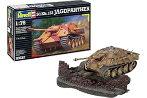 Revell Modellbausatz Panzer 1:76 - Sd.Kfz.173 Jagdpanther im Maßstab 1:76, Level 4, originalgetreue Nachbildung mit vielen Details, 03232