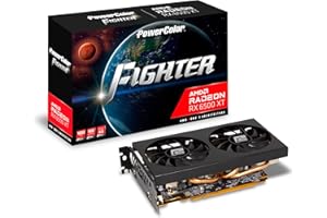 PowerColor Tarjeta gráfica Fighter AMD Radeon 6500 XT 8GB GDDR6