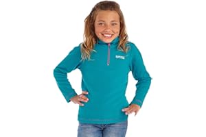 Regatta Mädchen Fleece Hot Shot II Fleecejacke, Emaille/Jem, Größe 3–4