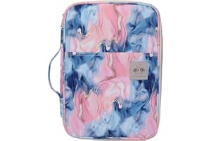 JAKAGO Waterproof A4 Portfolio Folder,Business Document Holder,Travel Organizer Multifunctional Zippered Case for Holiday Travel/Working Daily Use