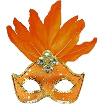 Masque Dentelle Vénitien Rose - Déguisement Carnaval Bal Masqué