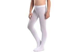 NOQ Mädchen Dicke Strumpfhose Corina Plain 120 DEN Warmfüßige Leggings Kinderzimmer Ballett Tanzklasse Blickdichte Schwarz Marine Weiß Rosa