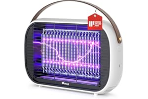 Buzbug LED Fly Zapper Outdoor And Indoor, 5200mAh Rechargeable Mosquito Zapper, Cordless & Portable Camping Fly Killer, Longlife LED Bug Zapper, Ideal for RV, Garden, Patio,Home, Restaurant