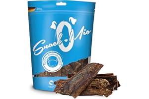 SnackOMio - Snack Premium para Perros - Deliciosa cecina de Buey, sin Cereales, 1 Pack (1 x 600g)