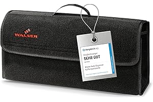 ‎WALSER Walser Auto Organizer Toolbag Größe XXL, Kofferraum Organizer, Gadget, Aufbewahrungsbox, Tasche, Zubehör 57x16x21 cm Schwarz