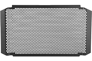 aqxreight - Protezione per radiatore per Moto Protezione per Serbatoio d'Acqua Protezione per griglia per griglia Adatto per XSR900 MT-09 FZ-09 Tracer 900 GT Nero