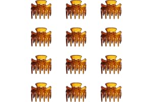 YTORGR 12 Piezas Clips Pinzas para el cabello Plástico Pinzas para el pelo de Garra de Pelo para el pelo de mujer antideslizantes Para el Pelo Antideslizantes