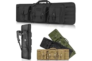 SJASD Maletin Arma Larga,Rifle Airsoft Bolsa TáCtica Funda para Arma Acolchado,Estuche para Rifle táctico para armacon Correa De Hombro Bolsa De Transporte Vaina para Caza Disparando