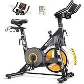 New Toputure Electromagnetic Exercise Bike with APP, 32 Levels of Accurate Resistance, Static Bike with Heart Rate Monitor, L