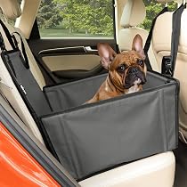 Siège Auto Pour Chien Wuglo Renforcé - Pour Taille S/M, 4 Attaches, Imperméable, Protection Siège Voiture
