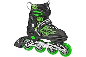 Roller Derby ION 7.2 Inline Skates with Aluminum Frames and Adjustable Sizing for Growing feet