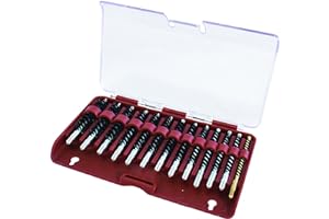 Tipton nylon borre borste set (paket med 13) - metallisk