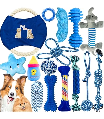 Set Da 5 Pezzi Di Giocattoli A Forma Di Disco Volante Per Cani, Adatti Per Masticare, Interagire - 11