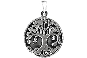 KISS OF LEATHER Ciondolo albero della vita in stagno n. 95