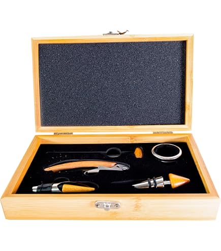 Zaxiva Set de Luxe Carafe à Décanter Vin, Carafe Vin Haut de Gamme avec Aérateur de Vin, Pompe à Vide & Tire-bouchon Élégant, Coffret Cadeau Homme Parfait pour Amateur de Vin