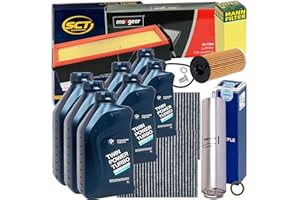 BANDELONE Inspektionspaket 7l Motoröl 5W-30 + Filterset passend für 5er F10 F11 F07 7er F01 6er