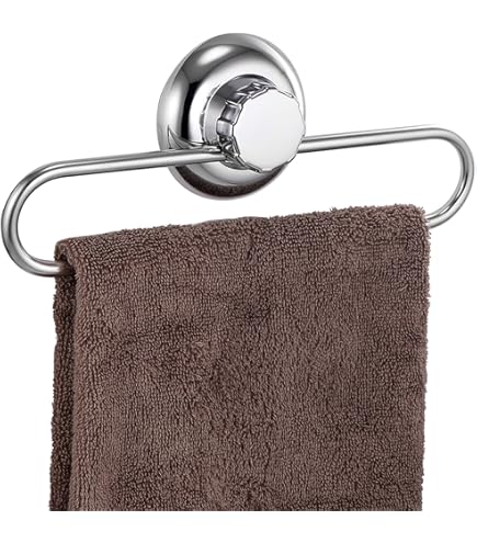 TAILI Saugnapf Handtuchhalter - 5 Haken, Bohrfrei, Bis 10kg Belastung