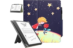 HoYiXi Custodia universale per 10,2 pollici Ti presentiamo Kindle Scribe 1ª generazione 2022/10,3 pollici Kobo Elipsa eReader 2021 Cover Folio leggera libri con supporto e portapenne - principe