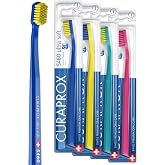 Curaprox CS 5460 yetişkinler i&ccedil;in ekstra yumuşak diş fır&ccedil;aları, hassas diş etine dayanıklı, ultra ince filamentler ve kompakt