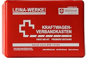 Leina-WERKE 10000 Kit médical pour Voiture Standard Rouge/Blanc
