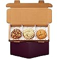 Simply Cake Co. - Stuffed Cookie Selection - 3 All-Butter Cookies - Hazelnut & Caramel Fillings - Chunky & Gooey - Delicious Variety - Luxury Treats - Made with Premium Ingredients