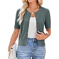 Damen Cardigan Kurz - Leichte Strickjacke Für Frühling & Sommer