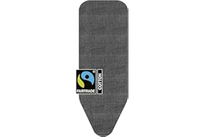 Brabantia Bügelbrettbezug, Jeansschwarz, Größe C (124 x 45 cm)