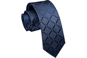 Enlision Corbata para Hombre Elegante Paisley Plaid Raya Corbata 6CM Para Negocios Formales De Boda