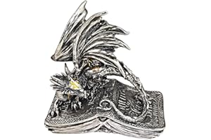 Design Toscano Statua di Pendragon Che custodisce Il manoscritto