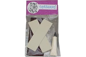Opttiuuq FrontFoot Cricket Bat Toe Guard Set. Repair Kit Includes Fixing Instructions - White.