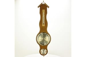 TFA Blooming Weather 20.1037.01 Banjo Barometer Weather Station - Oak