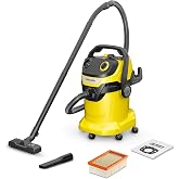 Karcher Islak/Kuru S&uuml;p&uuml;rge WD 5 V-25/5/22, &Uuml;fleme Fonksiyonu, G&uuml;&ccedil;: 1100 W, Plastik Hazne: 25 l