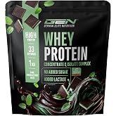 GEN GERMAN ELITE NUTRITION Whey Protein &ndash; Powder 1000g &ndash; Whey Isolate | Dark Chocolate Mint - WPI &amp; WPC - Up to 23g Protein P