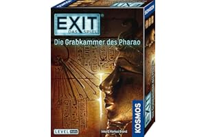 KOSMOS 692698 EXIT® - Das Spiel - Die Grabkammer des Pharao, Level: Profis, Escape Room Spiel, EXIT Game für 1-4 Spieler ab 12 Jahre, EIN einmaliges Gesellschaftsspiel