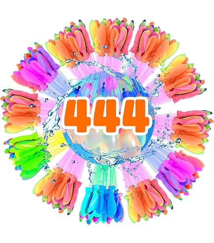 Ballons à Eau Biodégradables En Grappe – 333 Pièces, Auto-scellants Sans Nœuds, Remplissage Rapide – Idéal Piscine Et Jardin