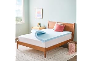 Linenspa 7,6 cm minnesskum, infunderad med gel, full XL-madrassdyna, CertiPUR-US-certifierad