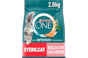Purina ONE Bifensis Sterilized Cat Treats Salmon, 2.8 kg Bag