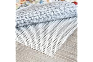 EGOFINE Non Slip Rug Underlay 150x210cm Rug Pads for Wooden Floors, 5x7 Feet Rug Pad Gripper for Area Rugs, Under Carpet Anti Skid Mat, Beige, Keep Your Rugs Safe and in Place