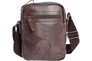 CORONEL TAPIOCCA Coronel Tapioca - Bandoleras Hombre - Bolso Hombre - Bolso hombre bandolera - Bolso Bandolera hombre - Bandolera piel hombre para uso diario, casual, viaje o negocios