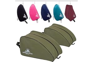 OUTDOOR WORLD BE ACTIVE Outdoor World Premium Sac de Chaussures Résistant à l'Eau Large Fermeture Éclair Unisexe Sac de Rangement Chaussures pour Randonnée Marche Football Rugby, Golf Gym Chaussures Convient pour Adultes,