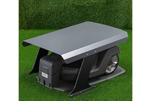 KYPOS Garage copristazione universale per riparo di robot rasaerba a ricarica frontale o posteriore - modello "BASIC" (SMALL)