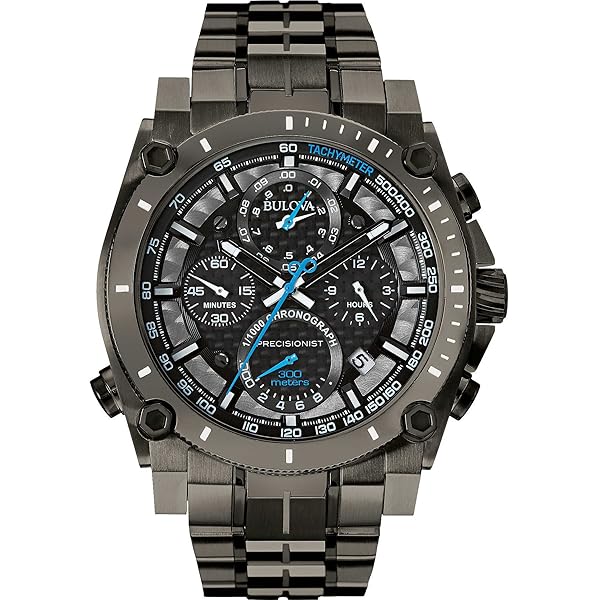 Bulova 97B216 - Orologio Uomo Al Quarzo Con Cinturino In Pelle Marrone, Cassa Oro 40mm, Quadrante Nero - 6