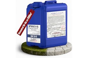 A.K.B. Steinreich Concentrate, Stone Cleaner, Green Growth Remover, Outdoor Cleaner for Paths and Places up to 2000 m², 5 L (1385)