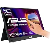 Asus Zenscreen MB16AMTR Portable 15.6 IPS 1920x1080 5MS Mini-HDMI USB-C MM 3 Yıl 10 Parmak Dokunmatik, Dahili Batarya, USB-C 