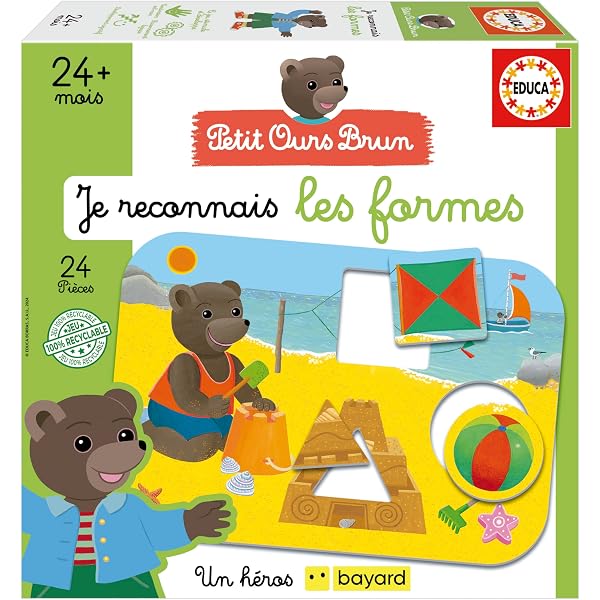 Puzzle 15 pièces - Petit Ours brun à la ferme - Ravensburger - Rue des