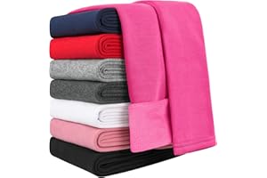 Auranso Thermo Leggings Mädchen Kinder Thermoleggings Gefütterte Winter Baumwolle Warme Dick