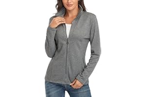 DILGUL Felpa Donna e Tasche, Maniche e Zip, Basic Tinta Unita, Manga Lunga