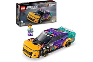 LEGO Speed Champions Nascar Next Gen Chevrolet Camaro ZL1 Maqueta de Coche de Carreras de Juguete, Set con Vehículo de Colección con Minifigura, Regalo para Niños y Niñas de 9 Años o Más 76935